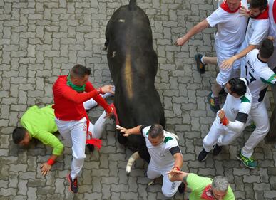 Pamplona, la corsa dei tori per San Firmino 13