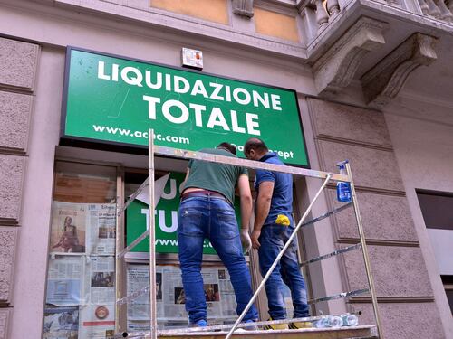 Crisi dei centri storici, in dieci anni spariti centomila negozi