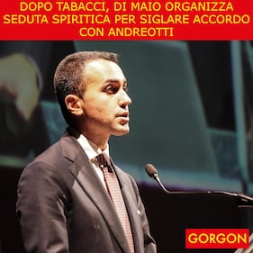 Ecco la satira del giorno. Nuovo accordo per Di Maio 1