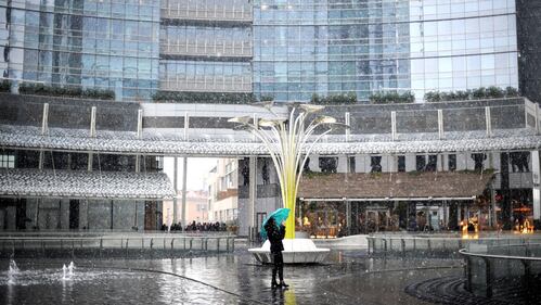 Su Milano è scesa la prima neve 18