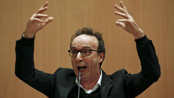 Benigni: "Porto l'amore in tv. Da Auden all'Europa"
