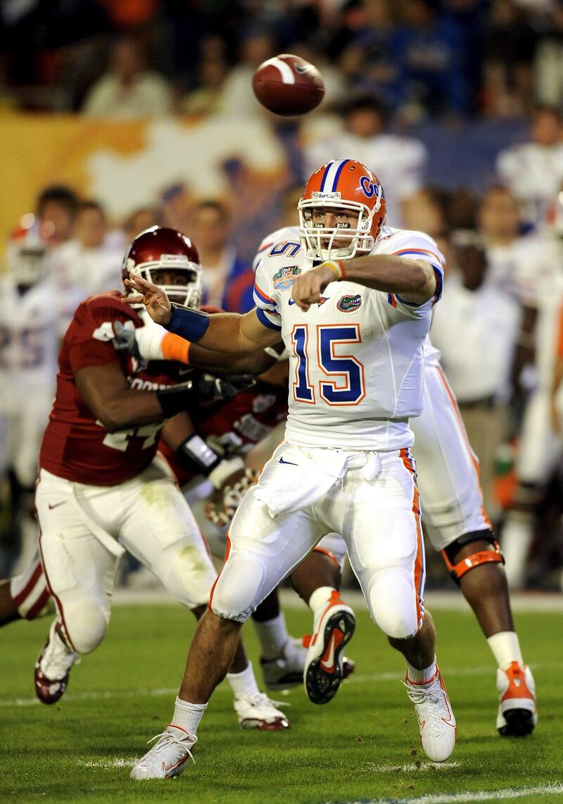 Tim Tebow Gators Sooners 2009