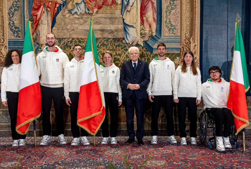 Qurinale, Mattarella con gli atleti in partenza per i Giochi Olimpici 5