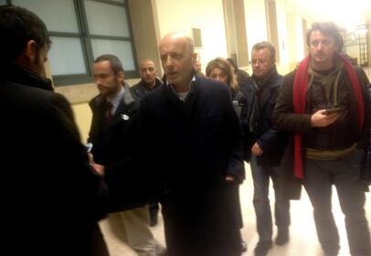 Il direttore Sallusti al Tribunale di Milano 7