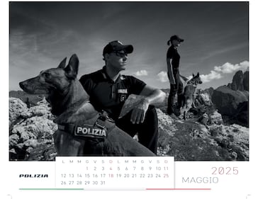 Presentato il calendario della polizia 2025 2