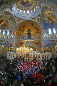 Russia, gli atleti ortodossi ricevono la benedizione del patriarca Kirill 12