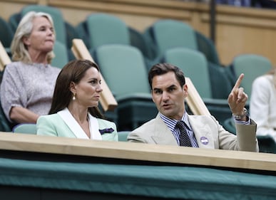 Roger Federer a sorpresa a Wimbledon 4