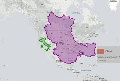 Il mondo a grandezza reale:così cambiano le proporzioni degli Stati 6