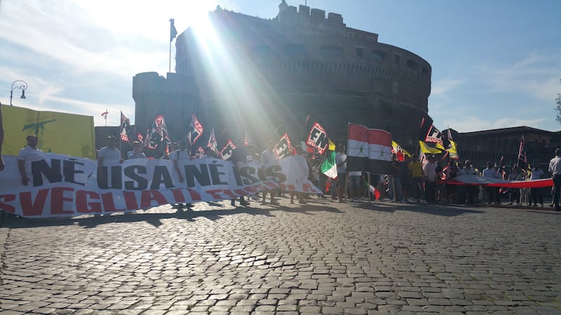 Il corteo di Forza Nuova contro l'Isis e i suoi finanziatori 4