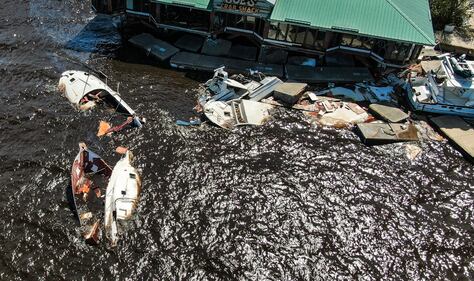 La devastazione dell'uragano Ian: le immagini dalla Florida 4