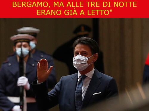 Ecco la satira del giorno. Conte non ci sta