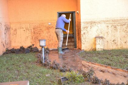 I danni dell'alluvione nella zona di Olbia 9