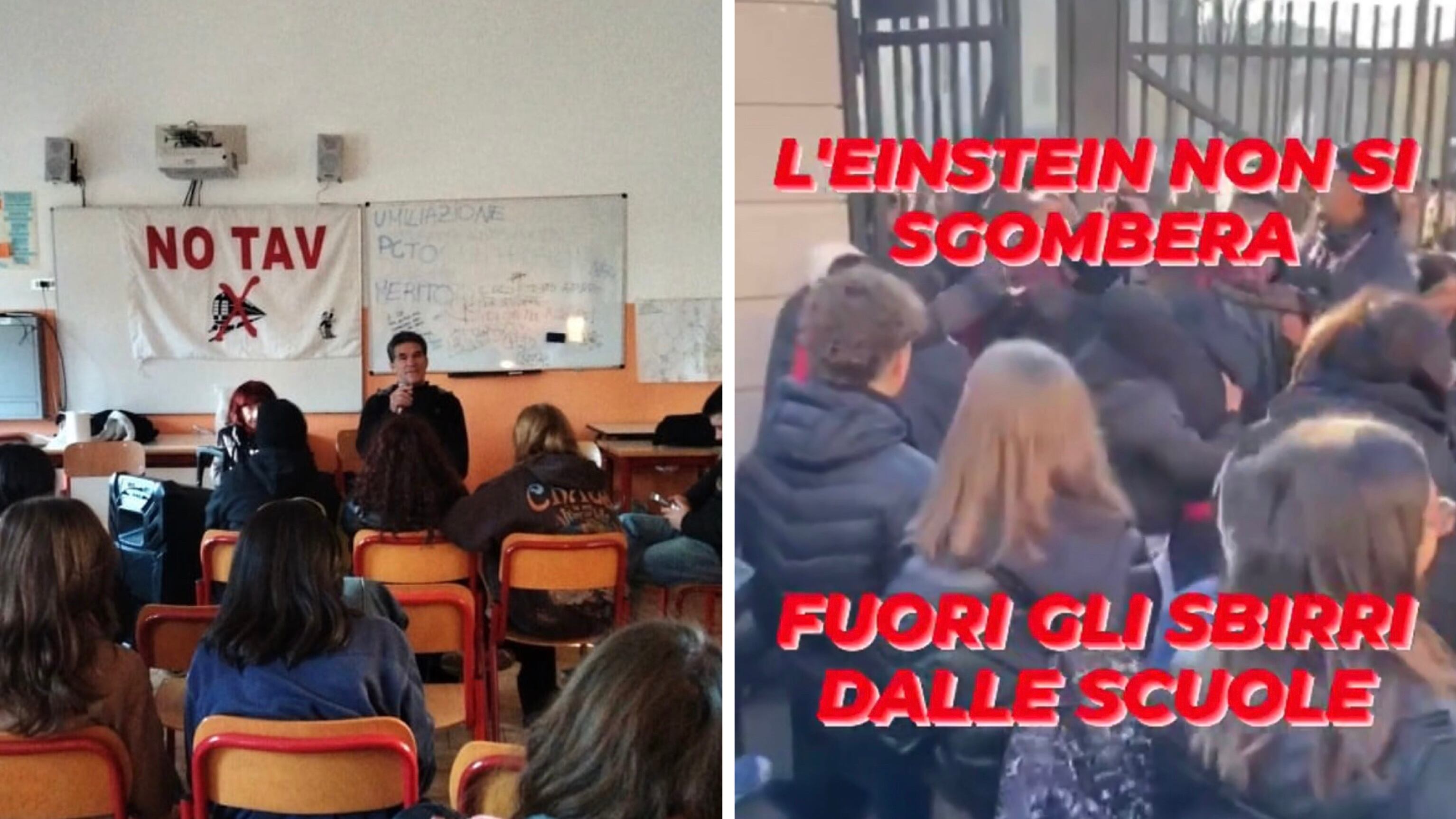 Lotta no Tav e centri sociali nel liceo occupato: è allarme per le infiltrazioni estremiste