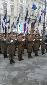 La preparazione della parata del 4 novembre 2