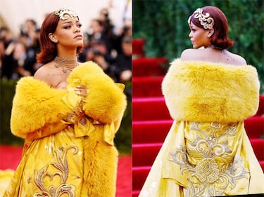 Rihanna: "il vestito del Met? L'ho trovato online" 11