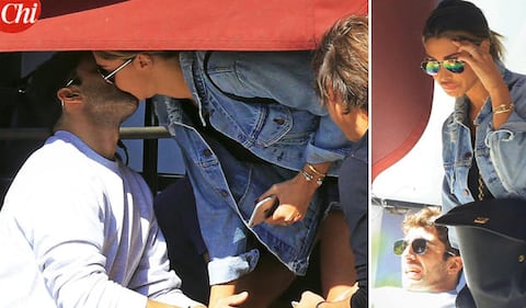 Belen Rodriguez, effusioni con Andrea Iannone 1