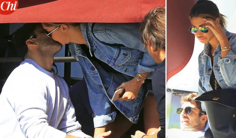 Belen Rodriguez, effusioni con Andrea Iannone 1