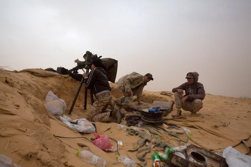 I miliziani dell'Isis nel deserto libico