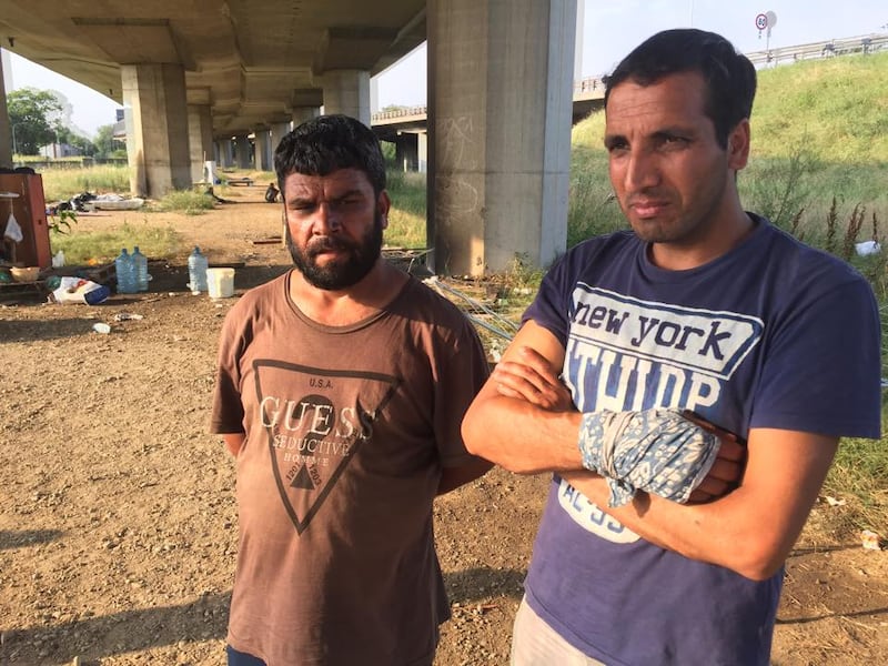 La favela di immigrati sotto la tangenziale 1