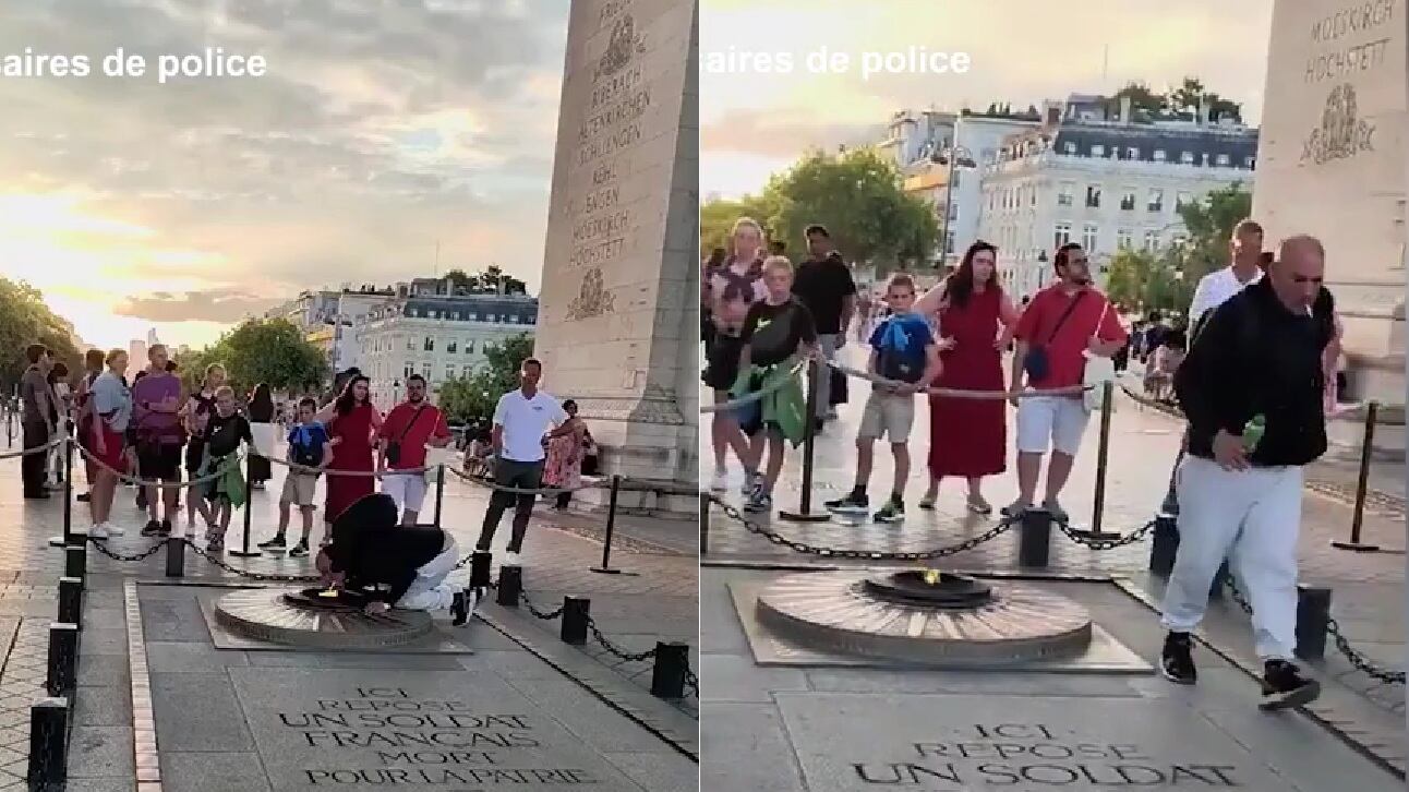 Parigi, si accende una sigaretta dalla fiamma del Milite Ignoto: arrestato