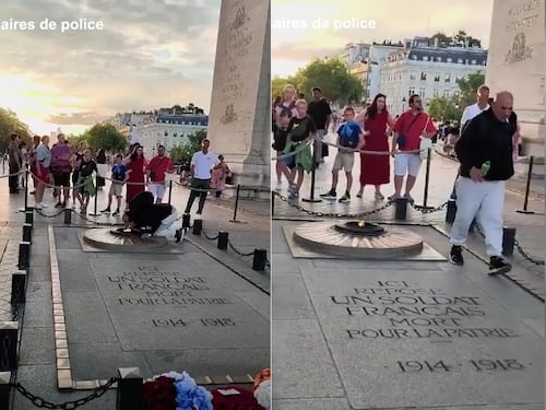 Parigi, si accende una sigaretta dalla fiamma del Milite Ignoto: arrestato