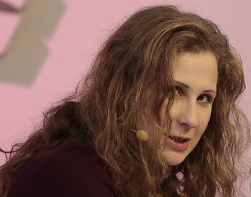 Le Pussy Riot, libere, in conferenza stampa 2