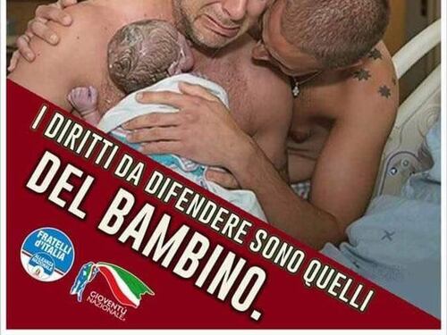 Coppia di papà canadesi contro Fratelli d'Italia: "Non usate la nostra foto"