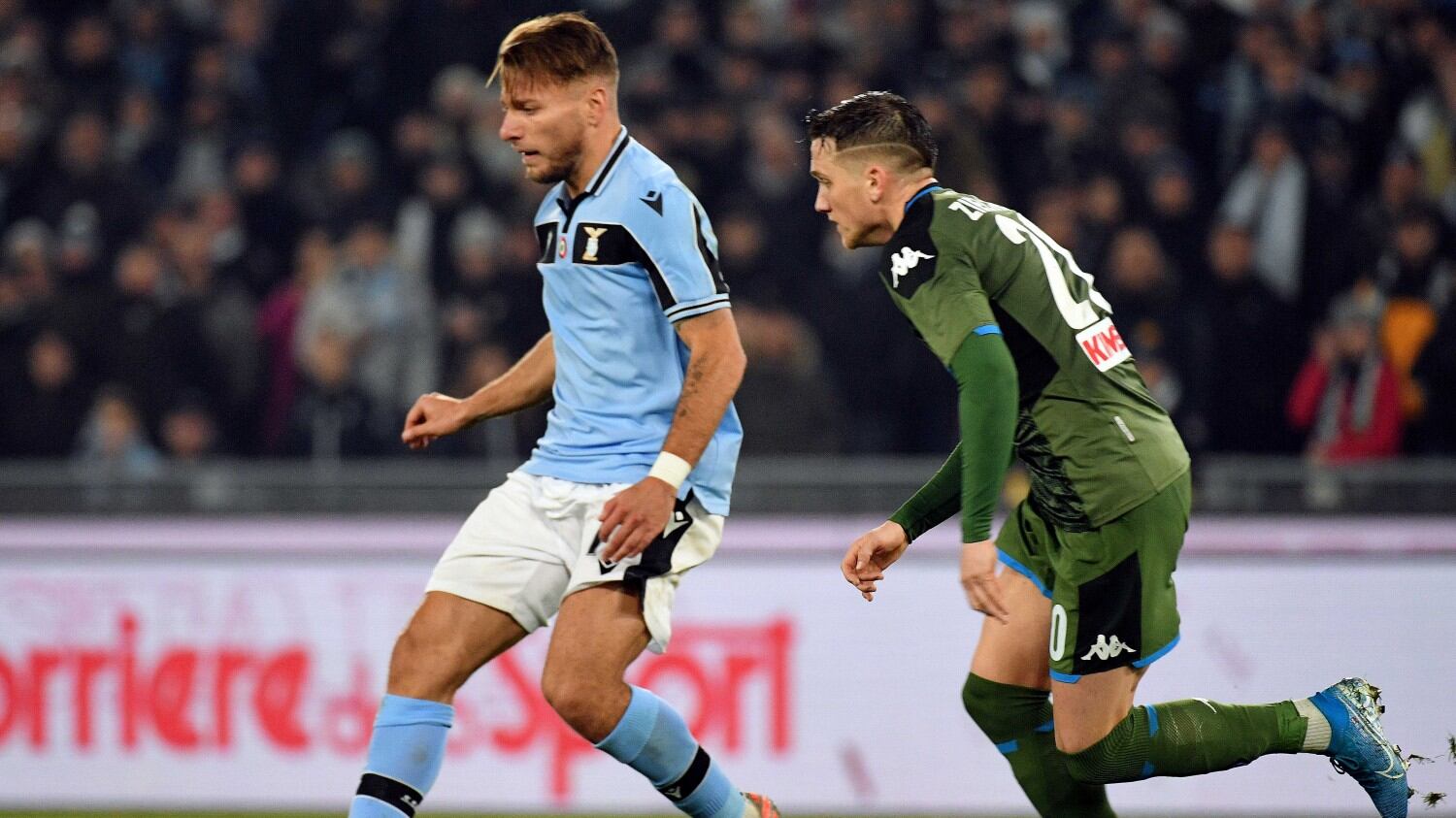 Lazio, decima da record con la firma di Immobile. Napoli in caduta libera