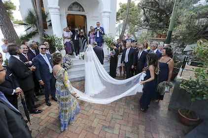 Il ministro Lorenzin sposa a Capri il suo Alessandro 5