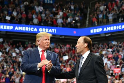 Il presidente Trump in campagna elettorale a Lexington 4