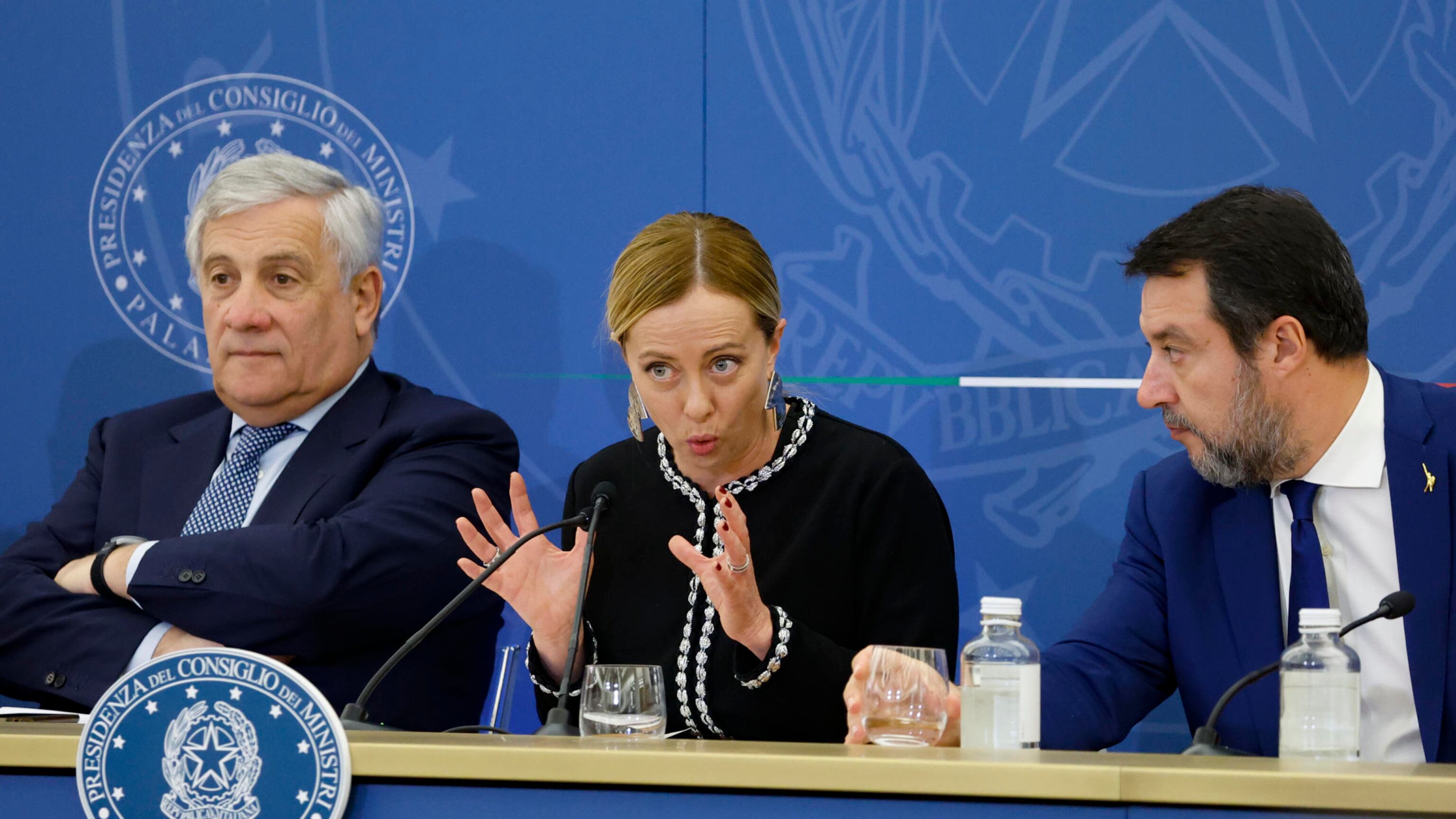 "Maggioranza coesa". Vertice Meloni, Salvini e Tajani a Palazzo Chigi