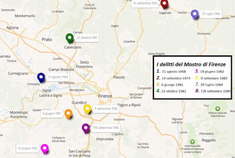 Mappa mostro di Firenze