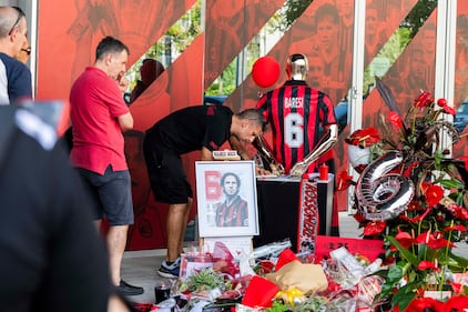 Il tributo a Franco Baresi