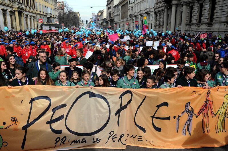 Milano, le immagini della manifestazione "People, prima le persone" 2