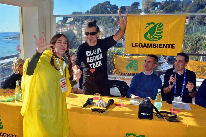 Piero Pelù a Sanremo inaugura il Clean Beach Tour 13