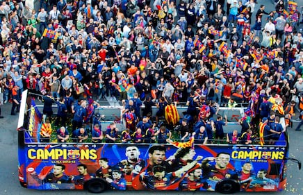 Ecco i festeggiamenti dei grandi club europei di calcio 11