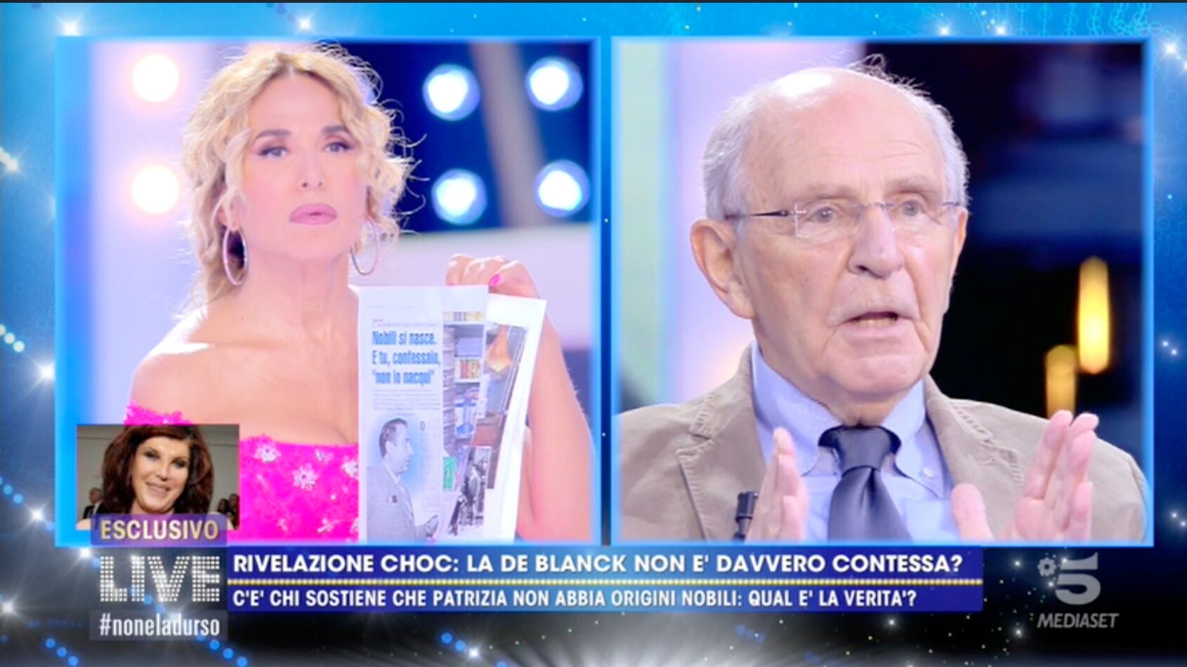 La rivelazione sulla contessa De Blanck: "È la nipote di Mussolini"