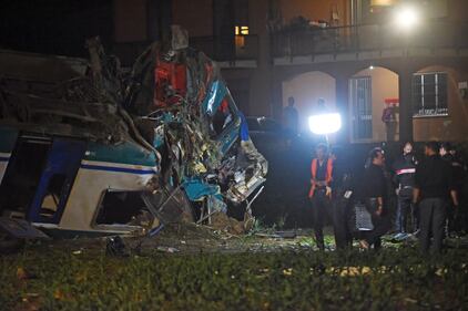 Treno contro un Tir nel Torinese