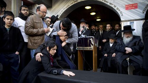 A Gerusalemme i funerali delle vittime di Parigi 6