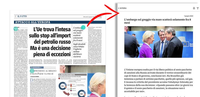 Il Giornale Digitale - Lettura web