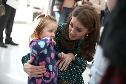 Kate Middleton e il Principe William con i bimbi in ospedale: foto 4