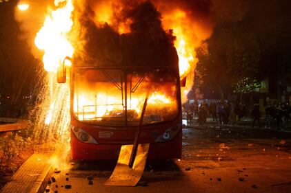 Cile, proteste a Santiago contro il caro-vita 5