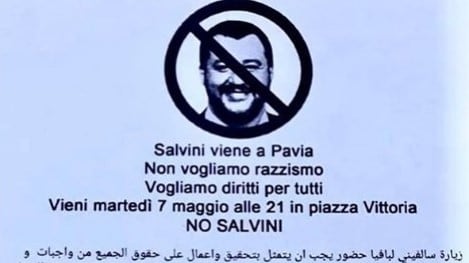 Pavia, parte la protesta degli antagonisti contro il comizio di Salvini