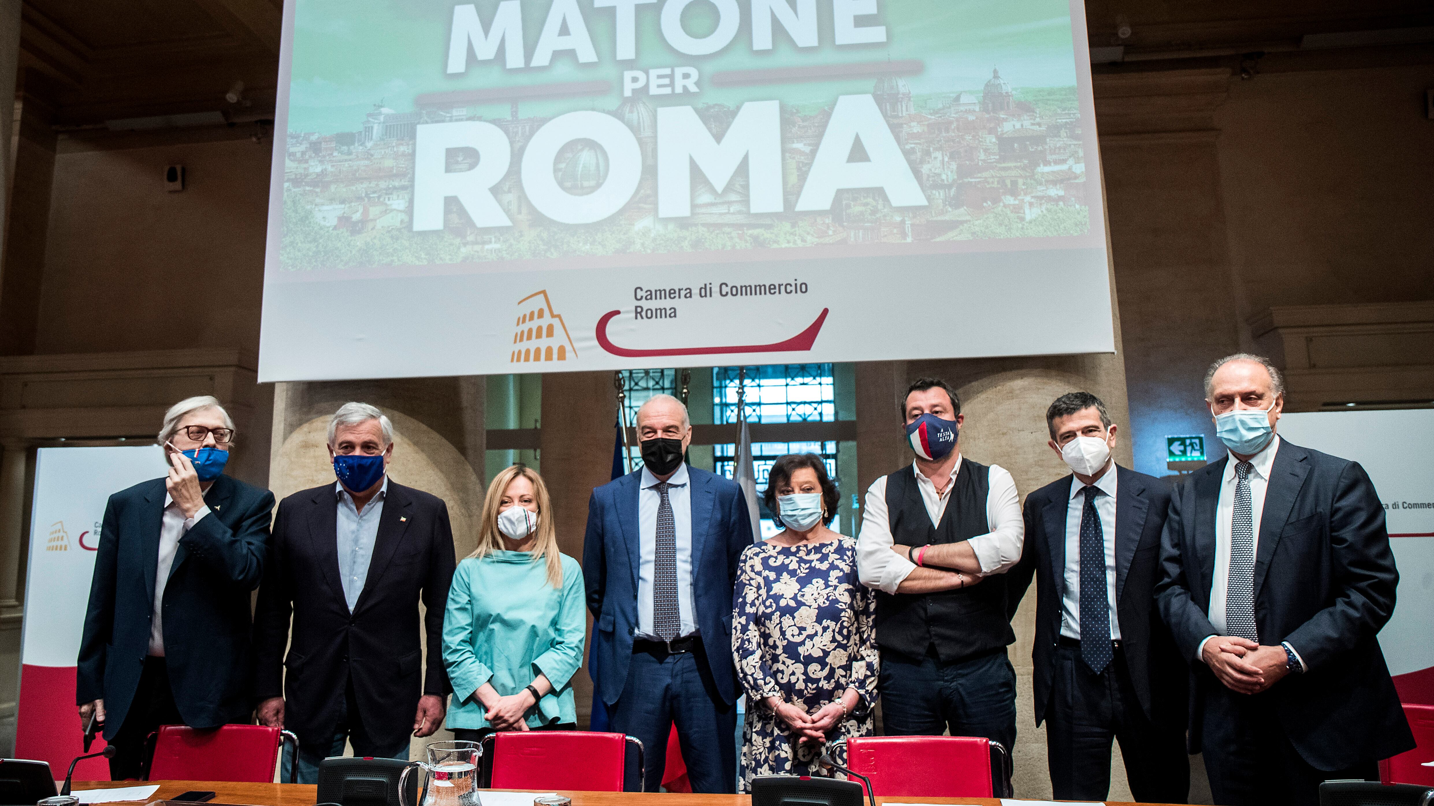 Il centrodestra lancia la sfida al Campidoglio