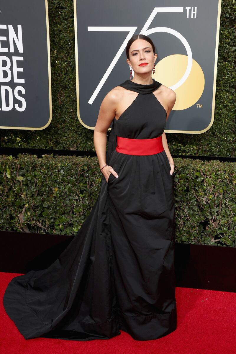 Golden Globe 2018, star in nero sul red carpet 8