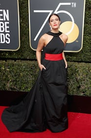 Golden Globe 2018, star in nero sul red carpet 8