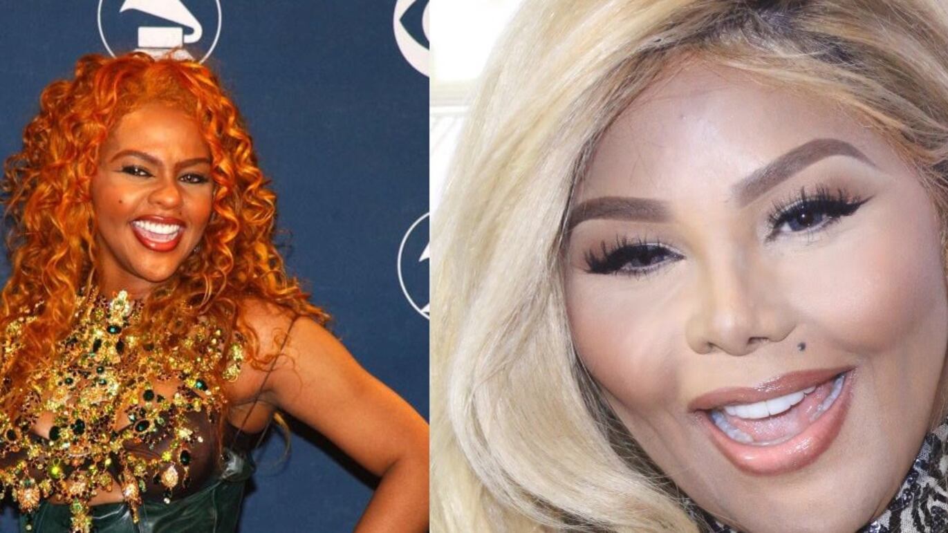 La rapper Lil Kim è irriconoscibile