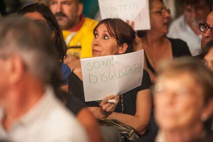 Giannini contestata alla festa del Pd 10