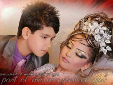 Le foto del baby matrimonio: 10 anni lei, 14 lui 2