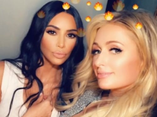 Paris Hilton sexy con Kim Kardashian per il compleanno